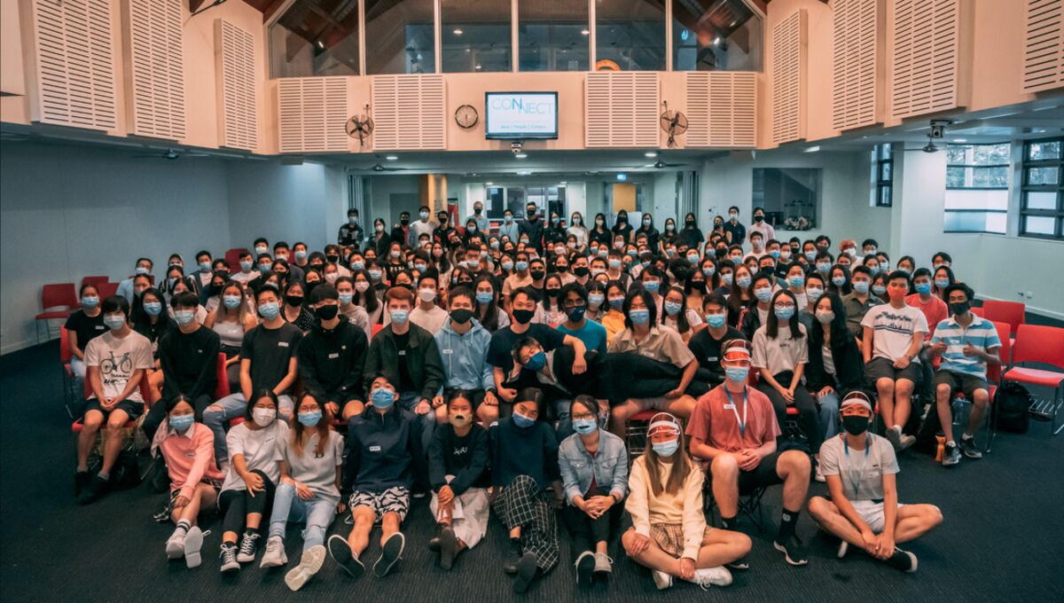 A full room of Year 12 graduates at a Connect session